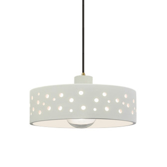 Radiance Collection One Light Pendant in Antique Brass (102|CER-6467-MAT-ABRS-BKCD)