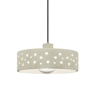Radiance Collection One Light Pendant in Polished Chrome (102|CER-6467-CKC-CROM-BKCD)