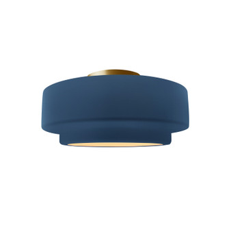 Radiance Collection One Light Semi-Flush Mount in Brushed Brass (102|CER-6360-MID-BRSS)
