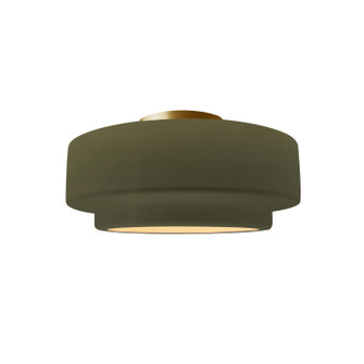 Radiance Collection One Light Semi-Flush Mount in Brushed Brass (102|CER-6360-MGRN-BRSS)