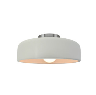 Radiance Collection One Light Semi-Flush Mount in Brushed Nickel (102|CER-6340-MAT-NCKL)