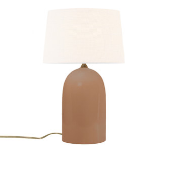 Portable One Light Portable in Brushed Brass (102|CER-2565-ADOB-WHTE)