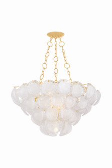 Cedar Hill Nine Light Chandelier in Vintage Gold Leaf (70|1339-VGL)