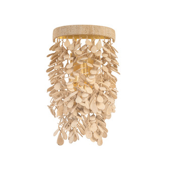 Naxos Two Light Wall Sconce in Vintage Gold Leaf (68|552-02-VGL)