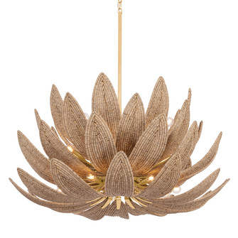 Varanasi 28 Light Chandelier in Vintage Gold Leaf (68|539-42-VGL)