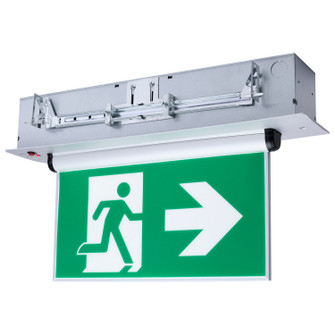 LED Exit Sign in Brushed Aluminum (230|67-530)