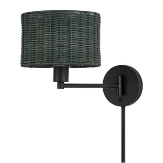 Weavington One Light Swing Arm Wall Lamp in Black (107|60439-04)