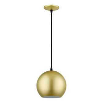 Kuppola LED Pendant in Soft Gold w/Black (107|60278-33)