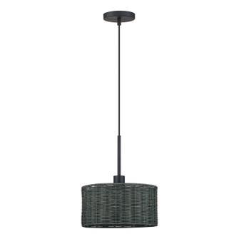 Weavington One Light Pendant in Black (107|60113-04)