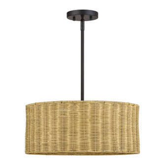 Weavington Three Light Chandelier in Bronze (107|60043-07)