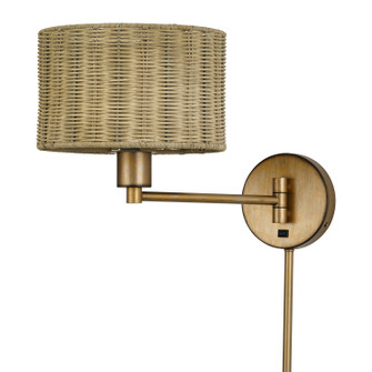 Weavington One Light Swing Arm Wall Lamp in Antique Gold Leaf (107|60034-48)