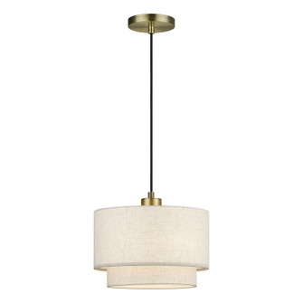 Manorwood One Light Pendant in Antique Brass (107|41941-01)