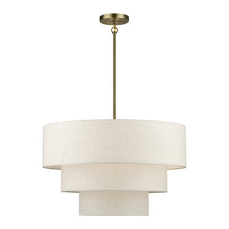 Manorwood Five Light Chandelier in Antique Brass (107|41936-01)