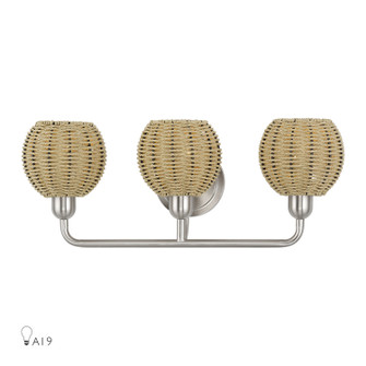 Summervine Three Light Vanity in Brushed Nickel (107|13683-91)