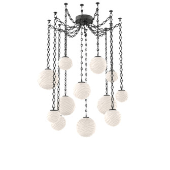 Gaia LED Pendant in Matte Black (404|SNB0092-12-MB-WL-CH1-L3)