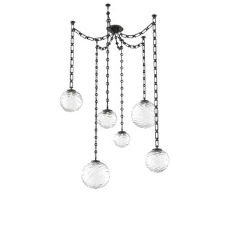 Gaia LED Pendant in Matte Black (404|SNB0092-06-MB-C-CH3-L3)