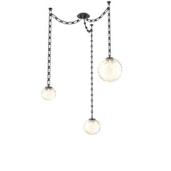 Gaia LED Pendant in Matte Black (404|SNB0092-03-MB-A-CH3-L1)