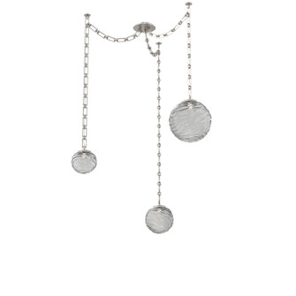 Gaia LED Pendant in Beige Silver (404|SNB0092-03-BS-S-CH3-L1)