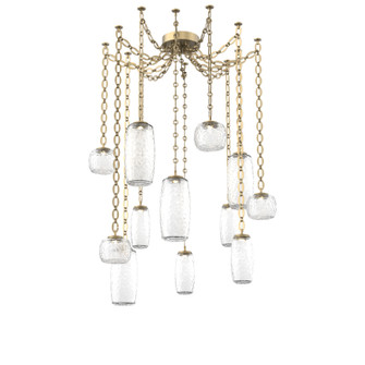 Vessel LED Pendant in Gilded Brass (404|SNB0091-12-GB-C-CH2-L3)