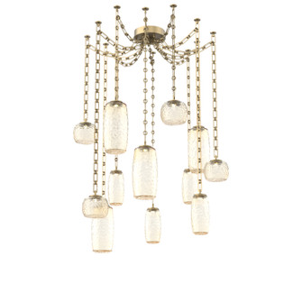 Vessel LED Pendant in Gilded Brass (404|SNB0091-12-GB-A-CH3-L1)