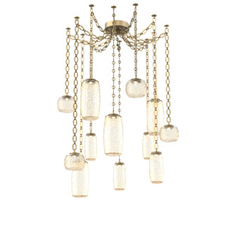 Vessel LED Pendant in Gilded Brass (404|SNB0091-12-GB-A-CH2-L3)