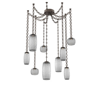 Vessel LED Pendant in Flat Bronze (404|SNB0091-09-FB-S-CH2-L1)