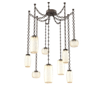 Vessel LED Pendant in Flat Bronze (404|SNB0091-09-FB-A-CH2-L1)