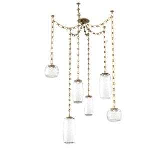 Vessel LED Pendant in Gilded Brass (404|SNB0091-06-GB-C-CH3-L3)