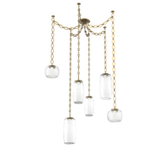 Vessel LED Pendant in Gilded Brass (404|SNB0091-06-GB-C-CH2-L1)