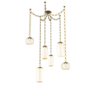 Vessel LED Pendant in Gilded Brass (404|SNB0091-06-GB-A-CH2-L1)
