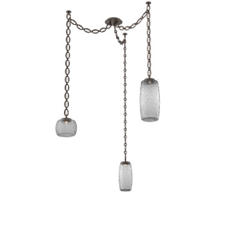 Vessel LED Pendant in Flat Bronze (404|SNB0091-03-FB-S-CH2-L3)