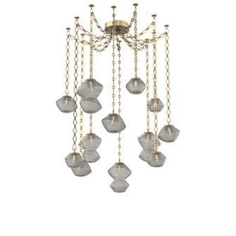 Mesa LED Pendant in Gilded Brass (404|SNB0089-12-GB-S-CH1-L1)