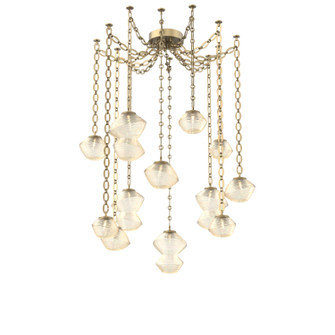 Mesa LED Pendant in Gilded Brass (404|SNB0089-12-GB-A-CH2-L1)
