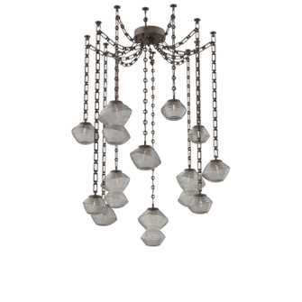 Mesa LED Pendant in Flat Bronze (404|SNB0089-12-FB-S-CH3-L3)