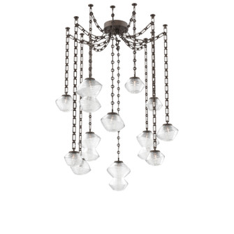 Mesa LED Pendant in Flat Bronze (404|SNB0089-12-FB-C-CH3-L3)