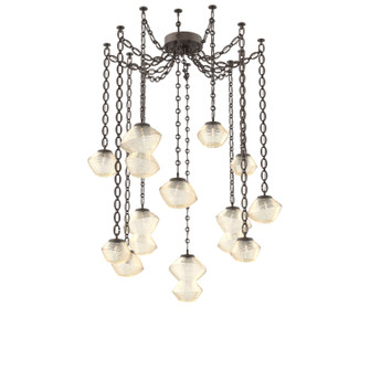 Mesa LED Pendant in Flat Bronze (404|SNB0089-12-FB-A-CH2-L1)