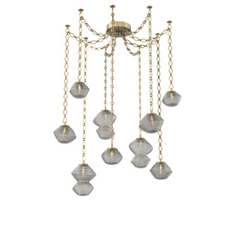 Mesa LED Pendant in Gilded Brass (404|SNB0089-09-GB-S-CH1-L1)