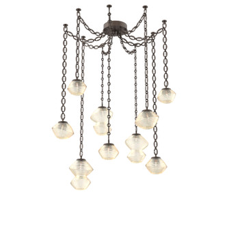 Mesa LED Pendant in Flat Bronze (404|SNB0089-09-FB-A-CH2-L3)