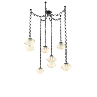 Mesa LED Pendant in Matte Black (404|SNB0089-06-MB-A-CH2-L3)