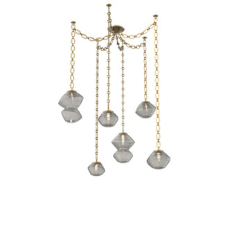 Mesa LED Pendant in Gilded Brass (404|SNB0089-06-GB-S-CH2-L1)