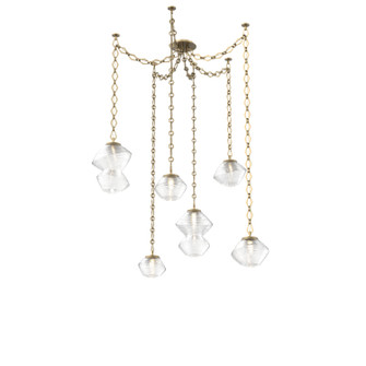 Mesa LED Pendant in Gilded Brass (404|SNB0089-06-GB-C-CH1-L3)