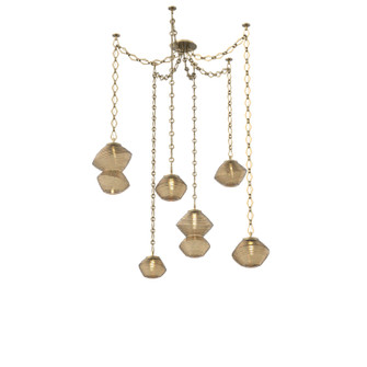 Mesa LED Pendant in Gilded Brass (404|SNB0089-06-GB-B-CH1-L3)