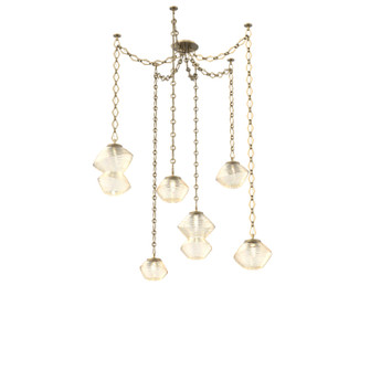 Mesa LED Pendant in Gilded Brass (404|SNB0089-06-GB-A-CH1-L1)