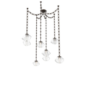 Mesa LED Pendant in Flat Bronze (404|SNB0089-06-FB-C-CH3-L3)