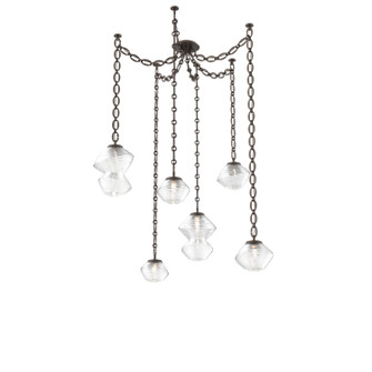 Mesa LED Pendant in Flat Bronze (404|SNB0089-06-FB-C-CH2-L3)