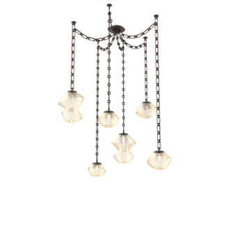 Mesa LED Pendant in Flat Bronze (404|SNB0089-06-FB-A-CH3-L1)