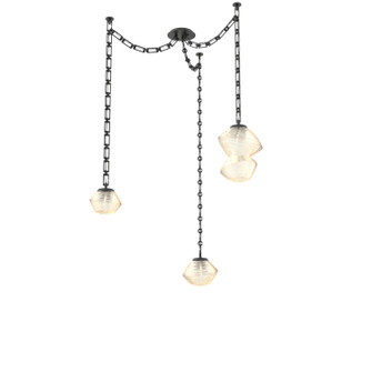Mesa LED Pendant in Matte Black (404|SNB0089-03-MB-A-CH3-L3)
