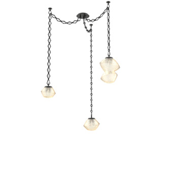 Mesa LED Pendant in Matte Black (404|SNB0089-03-MB-A-CH1-L3)
