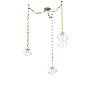 Mesa LED Pendant in Gilded Brass (404|SNB0089-03-GB-C-CH1-L1)