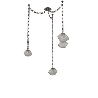 Mesa LED Pendant in Flat Bronze (404|SNB0089-03-FB-S-CH3-L1)